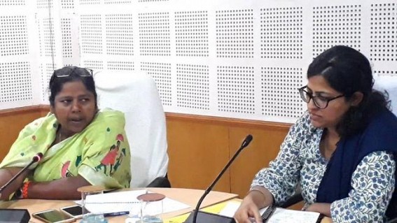 Misuse of Power : Crime Queen cum BJP General Secretary holding meetings in DM offices Misuse of Power : Crime Queen cum BJP General Secretary holding meetings in DM offices